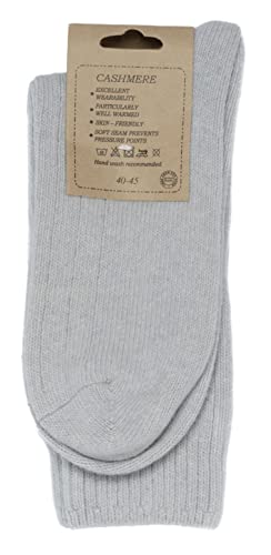 Image of Womens Fine Cashmere and Merino Wool Super Soft Socks