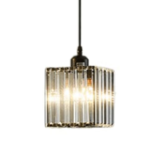 E27 Screw Ceiling Lighting Fixtures,Creative Imitation Crystal Glass Hanging Lamp Lampshade,French Minimalist Style Chandelier,Hotel Restaurant Bar Decoration Pendant Light Selfless dedication