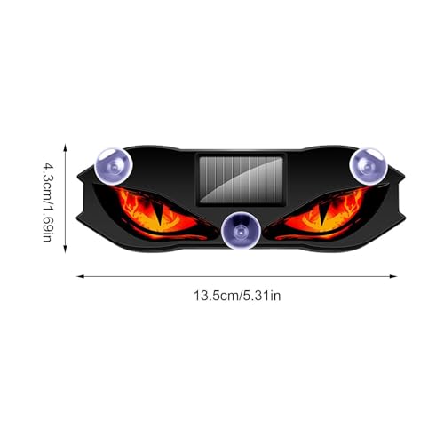 Lámpara solar reflectante e impermeable con luces LED para ventanas de coches 6