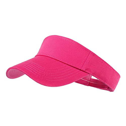 Image of HH HOFNEN Sports Sun Visor Hats Cotton Twill Ball Adjustable Sun Caps for Men Women
