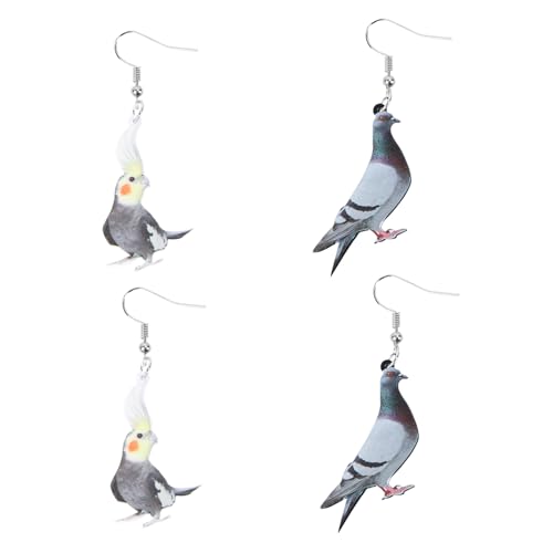 WESIEVYA Boucles D'oreilles À Motif D'oiseau Mignon Lot De 2 Pour Femmes Filles Pour Décoration De Fête WESIEVYA Boucles D'oreilles À Motif D'oiseau Mignon Lot De 2 Pour Femmes Filles Pour Décoration De Fête