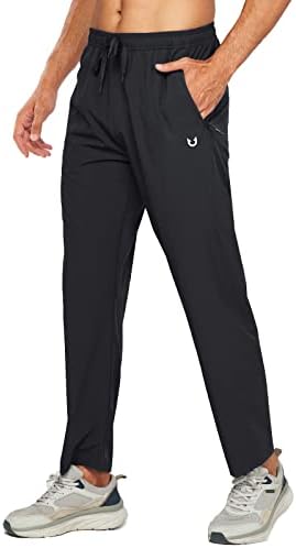 NORTHYARD Men's Athletic Running Joggers Workout Gym Pants Lightweight Jogging Pants Open Hem Sweatpants