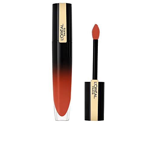 L'Oreal Paris Brilliant Signature High Shine Colour Dark Red Lip Ink 304 Be Unafraid