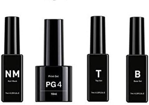 Genuine O2NAILS Consumables Kit (Nail Mask, Print Gel, Top and Base)