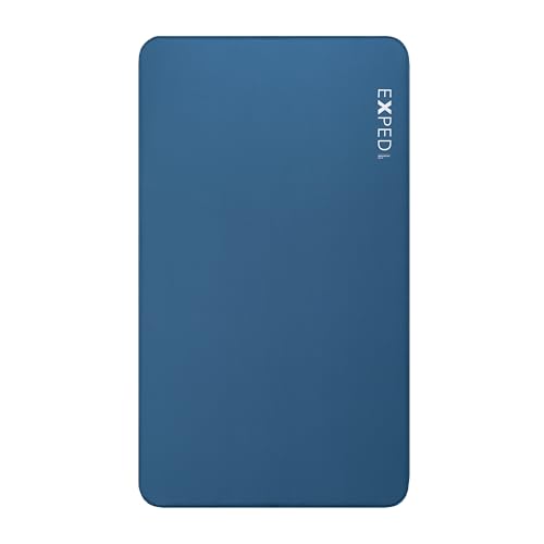 Exped DeepSleep Mat Duo Medium - Self Inflating Firm Car Sleeping Mat, 3&rdquo; Foam Pad, Pump Included