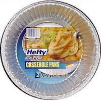Ez Gt Casserole Pan Size 2pk Hefty Ez Foil 3 Quart Casserole Pans 9.25'' X 2.75''