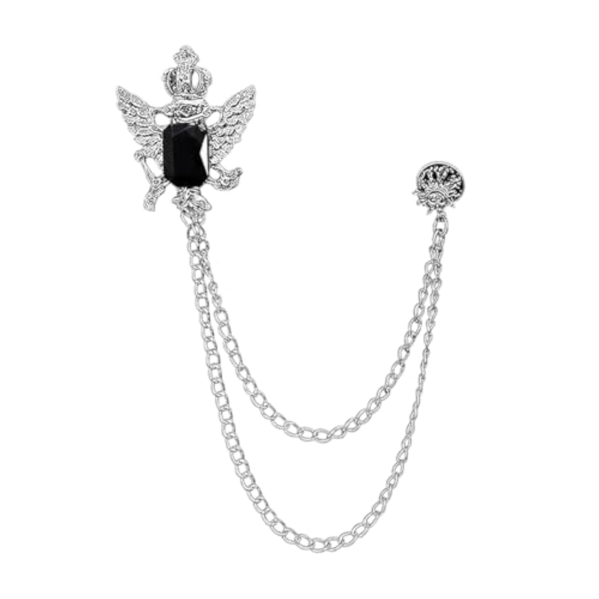 Luxury Crown Style Brooch for Men & Women