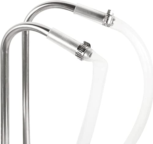 Bturyt 304 Stainless Steel Immersion Wort Chiller, Cooling Coil Tube With Water Adaptor & Silicone Tubing Heat Exchanger Homebrew Beer Cooler #TOP4