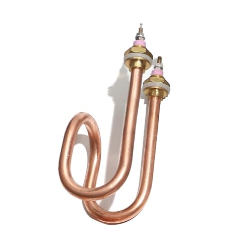 Calentador de agua eléctrico de cobre con curva en U para paso rápido