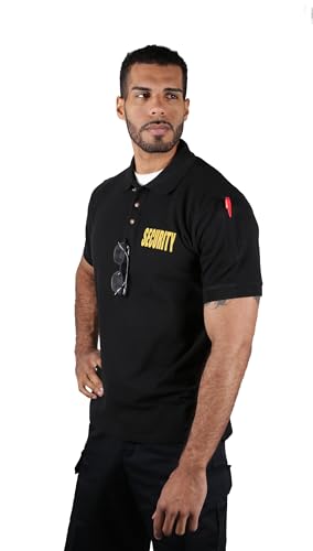 First Class Men's Polo Shirt Short Sleeve Tactical Interlock Moisture Wicking, Wrinkle Resistant Casual Security Polo Shirt4