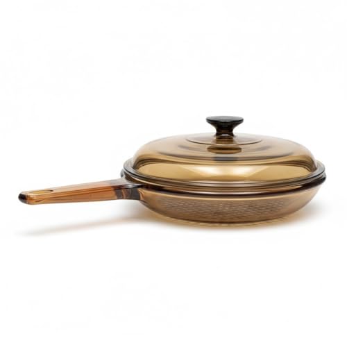 Corning Vision Visionware Amber 10" Frying Pan w/Lid