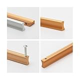 EQGNTS Cabinet Pulls, Cabinet Pulls Handles 2 Pcs Solid Aluminum Kitchen Cupboard Drawer Furniture Door Handle with Screws(Length 235mm) - Image 5