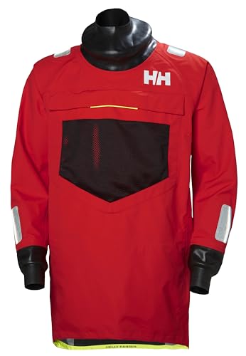 Helly-Hansen Men's Aegir Ocean Smock, 222 Alert Red - 2XL