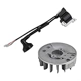 Schwungrad und Zündspule Kit für CG260 Rasenmäher, geeignet für TL26, TU26, TB26 und 26cc 1E34F Motoren