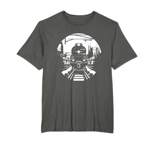 Boceto ferroviario Entusiasta del ferrocarril Camiseta