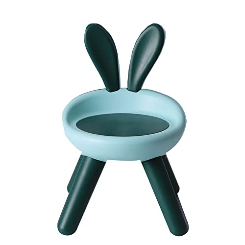 子供用スツール椅子背もたれ椅子プラスチックベンチ滑り止め幼稚園赤ちゃん小さな椅子ホームコールチェアシート (ベルリン・緑,レギュラーチェア)