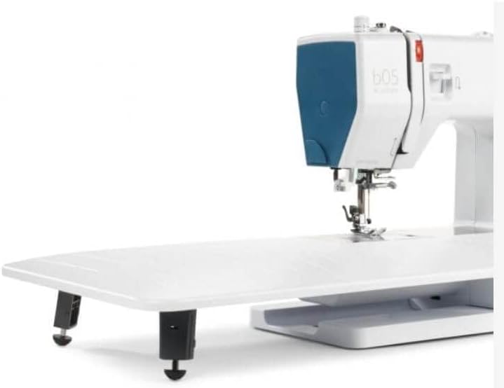 Back view of Bernette B05 Academy Sewing Machine showing power and foot pedal connections