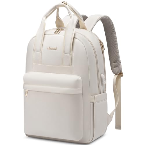 LOVEVOOK Laptop Backpack for Women, 17 Inch Travel Laptop Bag with USB Port, Waterproof Computer Backpack Purse for Work Teacher Nurse, Durable Casual Daypack