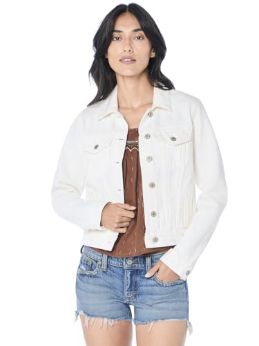 Lucky Brand Tomboy Trucker Jacket veste jean bleu style boyfriend blouson décontracté