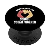 Schule Sozialarbeiter sagt Studentenberatung PopSockets mit austauschbarem PopGrip