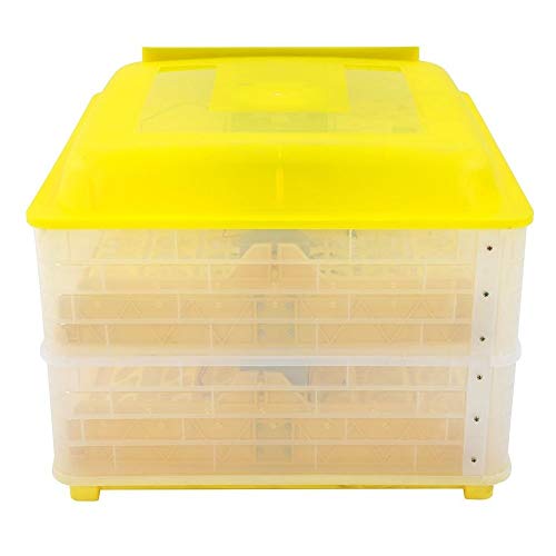 LYSGST 112 Eier Inkubator Brütmaschine Temperaturregelung Automatisches Wenden von Eiern für Hühner, Enten, Gänse… – Bild 3