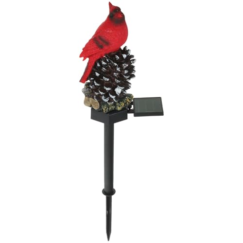 Lampe solaire oiseau étanche IP55 en matériau synthétique avec batterie AAA 600mAh pour jardin