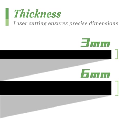 Image of 13 x 13 Black Acrylic Sheet 1 /4 inch Thick 6mm Black Plexiglass Sheet, DIY Materials for Home Decor, Handcraft, Painting, Photography,Switch Panel, Display Stand (1, 13 x 13 x 1 /4)