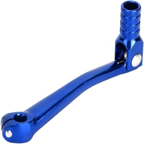 KSTE Universal Moto modification accessoires CNC en alliage d'aluminium levier de vitesses (Bleu)