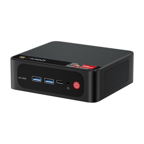 Beelink SER5 Mini PC, AMD Ryzen 5 5560U 4.0GHz 6 cores 12 threads Processors Mini Computer, Pre-installed 16G RAM 500GB SSD Mini Business Gaming Desktop PC