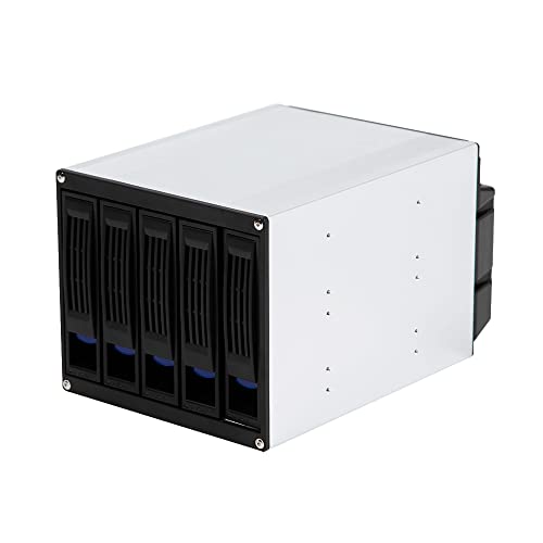 Caja externa para 5 discos duros SATA 3.5 y 2.5 miniatura 6