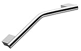 Emco Wannengriff System 2 (Chrom, Griff für Badewanne, Gebogene Form, Maße 348x112x64 mm, Haltegriff) 357000133