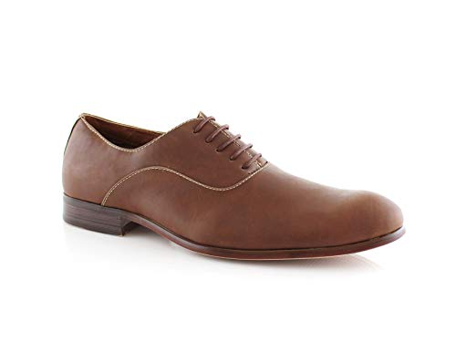 Ferro Aldo Men's Laced Matted Leather Oxford