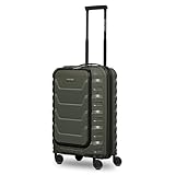 SMARTBOX Hartschalen Kabinen-Koffer mit Laptopfach | Kleiner Trolley 36 x 22 x 55 cm & Frontöffnung...