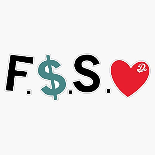 Official Fuck Money Spread Love - J.Cole (Black) Sticker Vinyl Waterproof Sticker Decal Car Laptop Wall Window Bumper Sticker 5"