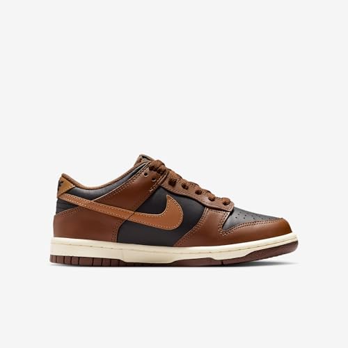 Nike Dunk Low Big Kids' Shoes (Black/Cacao Wow/Coconut Milk/British Tan)3