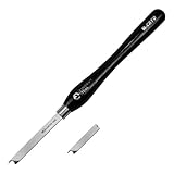 FindBuyTool Drechseleisen für Drechselbank, 12mm Captive Ring Drechselmesser für Woodturning, M2 HSS Drechselwerkzeug für Holz Meißel für Woodworking and DIY Enthusiasts (1 PC)