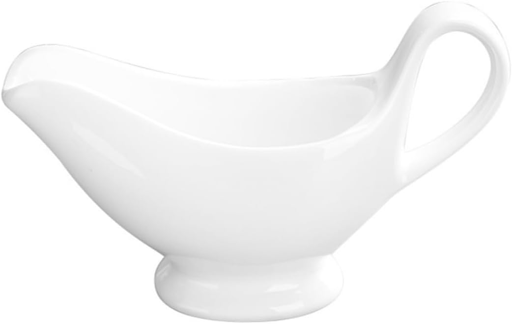 Ceramic Multi-function Sauce Boat Gravy Accessory for Condiments for Weddings Parties and Home Use for Mustard Oil Vinegar and Chili Sauce