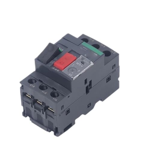 Disyuntor del motor manual de 6 a 10A con botón de arranque para carril DIN