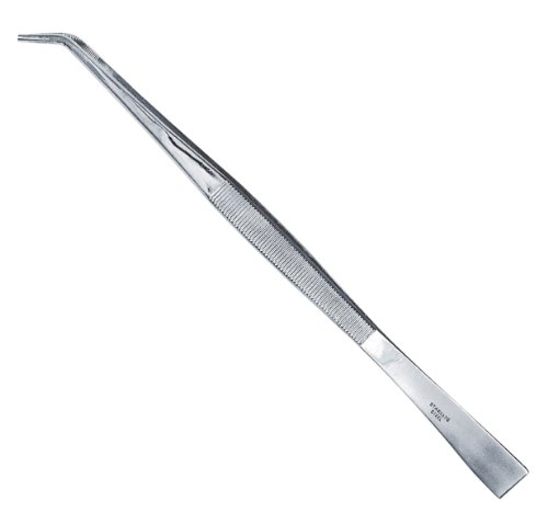 ピンセット 蘭根用 ロングタイプ 曲がり先端 (Amazon・楽天販売)