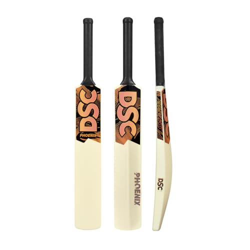 Image of DSC Phoenix Plastic Cricket Bat - Ideal for Tennis and Gully /Turf Cricket Bat, Color - White, Size - 6 (12-15 Yrs)