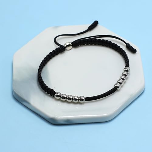 LAMIBEE Golf Stainless Steel 10 Beads Score Counter Bracelet, Golf Stroke Count Bracelet, Resizable and Easy to Adjust Golf Round Scoring Tracker, Durable and Stylish Golf Accessory3