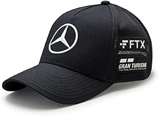 Mercedes AMG Petronas Formula One Team - Official Formula 1 Merchandise - Lewis Hamilton 2022 Team Trucker Cap