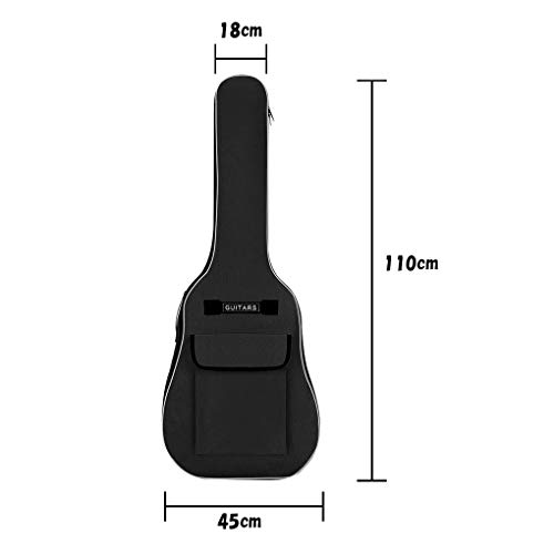 Housse de Guitaire en Nylon Oxford Etui pour Guitare Etanche avec Poches Externes pour Guitaires Sac de Guitare… - Les Beatles, Paul McCartney, John Lennon, RIngo Starr, George Harrison Housse de Guitaire en Nylon Oxford Etui pour Guitare Etanche avec Poches Externes pour Guitaires Sac de Guitare… – Image 3