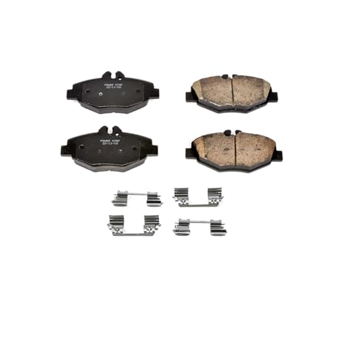 Image of PowerStop Front Brake Pads for Mercedes-Benz E320 2003-09 | Mercedes-Benz E350 2006-09 - Z17 Ceramic Brake Pads with Installation Hardware, 17-987