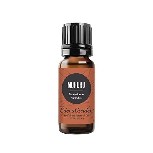 Edens Garden Muhuhu Essential Oil, 100% Pure Therapeutic Grade (Undiluted Natural/ Homeopathic Aromatherapy Scented Essential Oil Singles) 10 ml