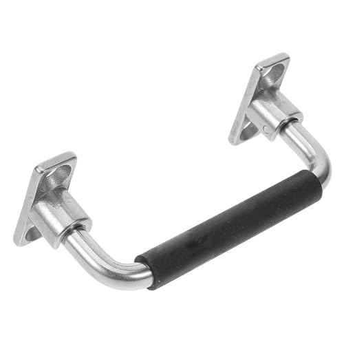 Homoyoyo Manija Plegable de Acero Inoxidable Empuñadura de Goma 90° de Posicionamiento Centro 100 MM Tirador Resistente para Puertas y Equipos Pesados Adecuado para Armarios y
