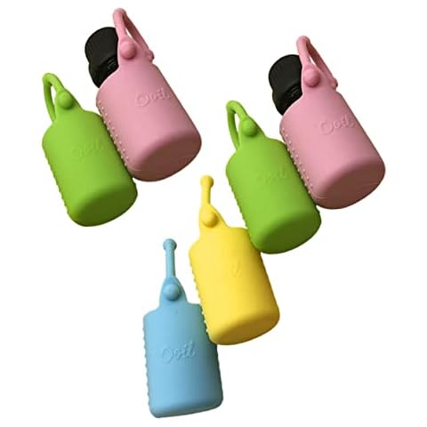 PLAFOPE 6pcs Essential Oil Carrying Case Protector for Essential Oil Cover Case Silicone Sleeve roller bottle sleeve essential oil bag roller perfume Silicone Protect Case suitcase travel Cover