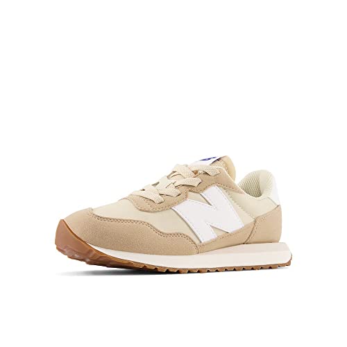 Image of New Balance Kids 237 Bungee Sneaker, INCENSE /BONE, 1 M Little Kid (4-8 Years)