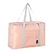 Huyuri Große Reisetasche, wasserdicht, Aufbewahrungstasche, Gepäck, faltbare Handtasche, Schultertasche Gr. onesize, rose