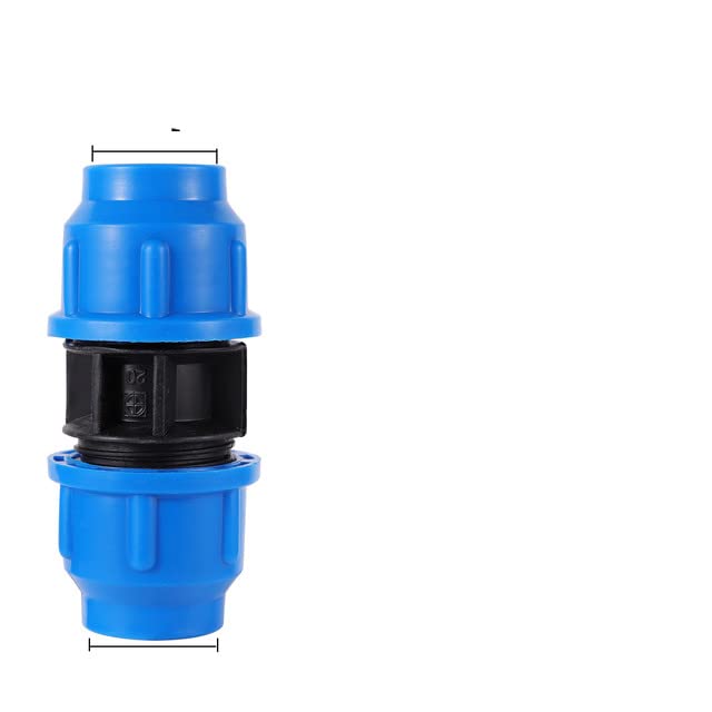 Raccord En T Pour Tuyau PE - Diamètre Variable 20/25/32/40/50/63mm, Plastique, Couleur Bleue